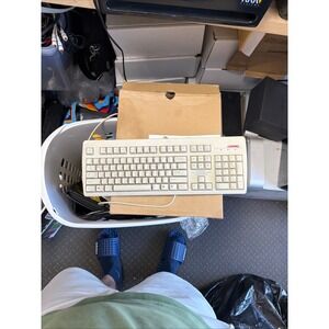 Compaq KB-9860 Vintage Wired PS/2 Keyboard Beige 166516-006 Retro Computing